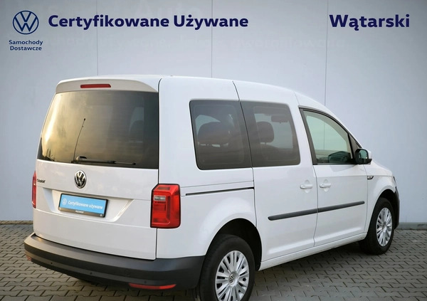 Volkswagen Caddy cena 72900 przebieg: 122337, rok produkcji 2019 z Wąsosz małe 154